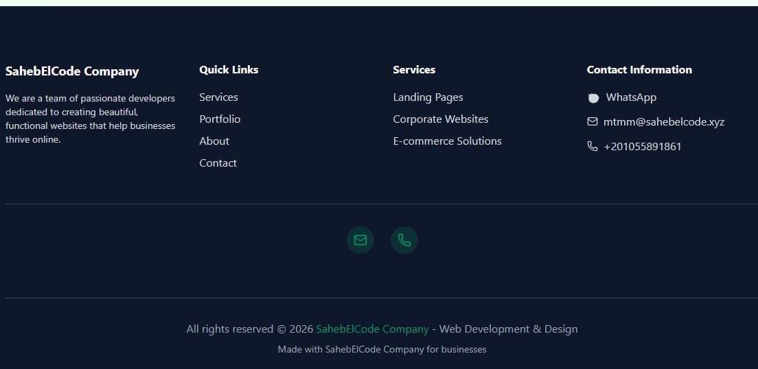 (portfolio)website for sahebElcode 1